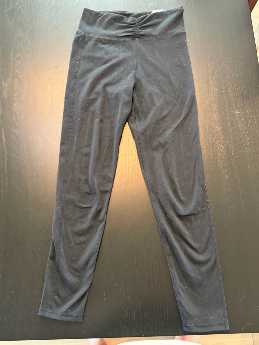 abercrombie kids Black Full-Length Stretch Leggings